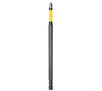 Jotekonoby Punta de destornillador magnética para conductor, punta de cruz antideslizante PH2 de acero de aleación con longitud ajustable de 25 mm a 150 mm para taladro eléctrico y potencia (150 mm)