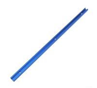Jotekonoby Riel en T de aluminio de 500 mm de doble corte con ranura en T para mesa de enrutador, guía de carpintería, pista de aleación azul, taller, herramientas eléctricas