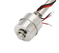 Jotekonoby Sensor de nivel de líquido de acero inoxidable, interruptor de flotador de doble bola para tanque de piscina, control de nivel de agua, interruptor de detección de líquido alto y bajo (250