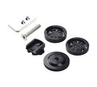 Jotekonoby Soporte para computadora para bicicleta Bryton Cat Eye de 286 mm, con soporte de plástico compatible con diámetro de manillar para bicicleta GPS de aluminio (color negro)