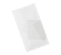 Jotekonoby Soporte para permiso de aparcamiento de coche, PVC, transparente, bolsillo para parabrisas, cartera cuadrada de 90 mm x 90 mm, pantalla transparente para todos los coches y camiones