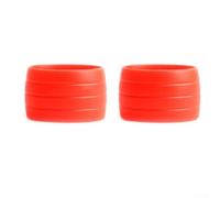 Jotekonoby Tensor deslizante de rodillo de cadena, Ajustador de cadena de 8 mm y 10 mm, Guía de cadena de bicicleta de cross, Rueda de guía de cadena (rojo)