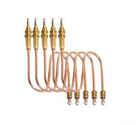 Jotekonoby Termopar de gas M8 rosca 30cm Sensor de seguridad de llama 5PCS BBQ Chimenea Calentador Reemplazo