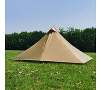 Jotekonoby Tienda de campaña piramidal ultraligera para 1-2 personas, tienda de campaña de una sola capa con impermeable PU3000, compatible con bastones de senderismo (gris)