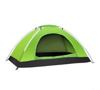 Jotekonoby Tienda de campaña ultraligera para mochileros y senderismo para 1 sobre 2 personas, fácil de llevar, resistente al agua, con doble puerta de ventilación, fibra de fibra (verde)
