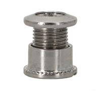 Jotekonoby Tornillos de cadena para bielas de bicicleta, tuercas de aleación compatibles con bicicleta de montaña y carretera para bicicleta, 12 cierres dobles triples (placa individual)