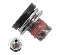 Jotekonoby Tornillos de soporte inferior para bicicleta de montaña M15, tornillos de montaje de manivela para compatibilidad con llave de 8 mm, construcción de acero, paquete de 1 (M15)