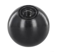 Jotekonoby Tuerca de bola con mango de máquina herramienta para equipos de torno, núcleo de hierro ajustable con perilla, cabeza en forma de bola de ajuste de rosca para industrial (M10-30bakelite