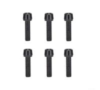 Jotekonoby Vástago compatible con vástago de manillar de montaña M5 x 18 mm, medio acero para sujetadores de bicicleta, paquete de una docena de pernos con bicicletas de carretera y bicicleta