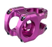 Jotekonoby Vástago corto de aleación para bicicleta MTB Plus Road para horquillas de bicicleta CNC de 35 mm para manillar de aluminio, compatible con tubo de dirección de 286 mm Plus 31 (morado)