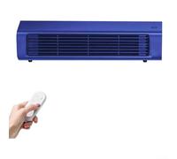 Jotekonoby Ventilador de aire acondicionado inalámbrico portátil de montaje en pared, fácil instalación sin taladro, carga inalámbrica, refrigeración compacta de ahorro de energía para el hogar