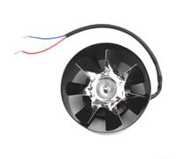 Jotekonoby Ventilador extractor de 100 mm, ventilador de conducto en línea con flujo de aire de 1,75 m³/min, cuerpo totalmente metálico duradero, funcionamiento silencioso para cocina, baño, oficina