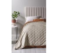 JOTEX Colcha cubrecama Calm - Oeko Tex® Standard 100 - Colcha de poliéster, Color Beige, 150 x 250 cm