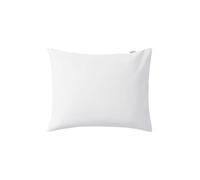 Jotex Zack - Funda de Almohada de satén Exclusiva de algodón orgánico, Certificado Gots, Color Blanco, 80 x 80 cm