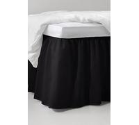 Jotex Zack - Funda para Cama (100% algodón orgánico, Altura 45 cm, 160 x 200 cm), Color Negro