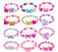 Jotiko Butterfly Bracelets for Kids Girls - Princess Birthday Regals Favors Favores de golos