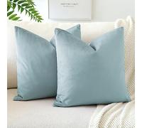 JOTOM 2 Piezas Funda de Cojín de Terciopelo Suave Funda de Almohada 55x55 cm Decorativo para el Sofá Decoración del Hogar Dormitorio