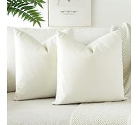 JOTOM 2 Piezas Funda de Cojín de Terciopelo Suave Funda de Almohada 55x55 cm Decorativo para el Sofá Decoración del Hogar Dormitorio