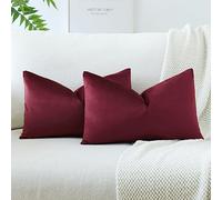 JOTOM Funda de Cojín de Terciopelo 40x60 cm Sólido Suave Cojín Decorativo para el Sofá Decoración del Hogar Dormitorio Juego de 2