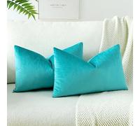 JOTOM Funda de Cojín de Terciopelo 40x60 cm Sólido Suave Cojín Decorativo para el Sofá Decoración del Hogar Dormitorio Juego de 2