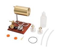 JOTPOR Kit de modelo de mini motor de vapor de bricolaje, tipo oscilante con caldera, modelo de motor de combustión externa | Proyecto de ciencia educativa y regalo de pasatiempos para adultos