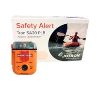 Jotron Tron SA20 PLB - Baliza localizadora Personal | Compacto y Ligero | GPS y Galileo GNSS | Señal de Emergencia de 406 MHz | Resistente al Agua (Programado para Reino Unido)