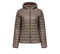 Jott Chloe - Chaqueta de plumón para mujer, la chaqueta es plegable y se puede guardar en una bolsa pardo L