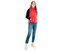 JOTT , Down Jacket Vest Seda Mujer, Rojo, XS