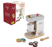 Jouéco 80058 Wooden Coffee Machine with Accessory