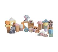 Joueco - The Wildies Family Houten blokken in ton 50 stuks NUEVO