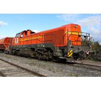 JOUEF HJ2440 Colas Rail, Locomotora diésel Vossloh DE 18, librea Amarillo Anaranjado, EP. Vi, Locomotora Diésel