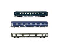 JOUEF HJ4207 SNCB/SNCF, "Train Auto-Couchette", WR ex CIWL SNCB + SNCF, WL T2 + DDm portacoches, ep. Ferrocarril IV-V 3x Autocares