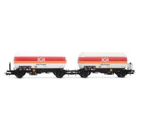 Jouef HJ6289 SNCF, 2-unit pack gas tank wagons AGA Progas, ep. IV Freight Wagons
