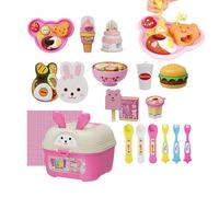 Jouet Alimentation Imitation Set ABS 25x20x20cm | Jeu Role educatif Simulation nourriture | Kit apprentissage interactif Enfant Maison ecole Creche | Cadeau Anniversaire creatif Usage Enfant