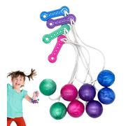 Jouet Clackers Boules Sur Ficelle - Lato Toy Ball Click Clacks Noise Maker, Balançoire Billes Oscillantes Équilibre Agile Tactile | Développe Motricité Fine Capacités Pratiques Cadeau Enfant
