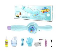 Jouet Fête - 31 X 8.5 Cm Bubble Maker | Machine Bulles, Rechargeable USB Baguette Automatique LED Effets Colorés, Jouet Extérieur Fête Jardin Plage Festival Été Animation