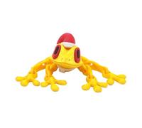 Jouet Grenouille Magnétique 3D | Figurine Articulée Avec Articulations Mobiles | Accessoire Aimanté Décoratif Pour Tableau Mémo Bureau Chambre Cuisine Appartement Collection Cadeau Noël
