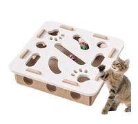 Jouet Puzzle pour Chats,Accessoire d'Enrichissement Félin - Labyrinthe Avec Tunnel Cloche Et Piste Pour Petit Chiot Ent Adapté À La Cage Et Au Salon En