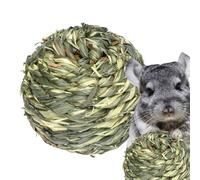 Jouets à mâcher pour lapins, Boule d'herbe pour cochons d'Inde | Friandises pour petits animaux résistantes aux morsures, plaisir à ronger, pour lapin, écureuil, hámster, chinchilla, cochon d'Inde
