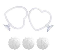 Jouets d'Enrichissement pour Poisson Betta - 2 Pièces Accessoires d'Aquarium à Ventouse | Anneaux d'Enrichissement pour Poisson Combattant, Habitat Jeu, Exercice, Entraînement, Divertissement, Décorat