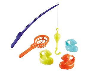 Jouets Ecoiffier - 299 - Juego de Pesca de 3 Patos - Juego al Aire Libre para niños - A Partir de 18 Meses - Fabricado en Francia