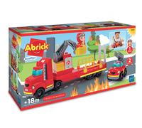 Abrick: Camión de bomberos y coche de bomberos