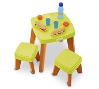 Jouets Ecoiffier - Mesa pic Nic + 2 taburetes 4620, Multicolor