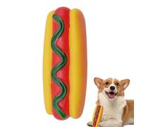 Jouets pour chiens pour les occuper, Jouets interactifs à mâcher pour chiens - Jouets sonores interactifs en forma de hot dog - Jouets à mâcher pour chiens, jouets robust pour chiens de petite, moyen