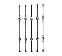 JOUFNING 5PCS Pasamanos Escalera Metal - Soporte De Ángulo Ajustable De 270°, Barra De Ayuda del Balcón del Chalet del Desván