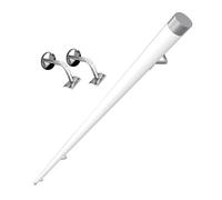 JOUFNING Barandilla Escalera - Pasamanos Madera, Seguridad Antideslizante, para Bares Lofts Corredor De Al Aire Libre, 1 Pie-20 Pies Equipo Completo(3ft/90cm)