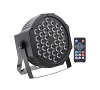 JOUFNING Foco LED De Haz Largo - Luces De Escenario, PAR RGB De 36/54 LED, Con 7 Modos De Activación Por Sonido Y Controlador Activado Por Sonido, Para Fiestas, Conciertos(36 Led)