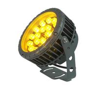 JOUFNING Foco LED De Suelo Giratorio Para Exteriores, Resistente Al Agua IP65, Con Ruedas, Ángulo Ajustable De 85-265 V, Ideal Para Iluminar Patios, Villas Y Caminos(Positive White Light,18W)