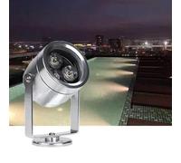 JOUFNING Lámpara LED Sumergible Para Fuente - Lámpara Subacuática Para Piscina De 3 W, Foco Para Estanque De Jardín Resistente Al Agua IP68, Luces De Paisaje Exterior De 220 V CC(Yellow,A)