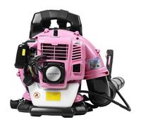 joukares Soplador de hojas de gas de 52 cc de 2 tiempos, hasta 550 CFM, soplador de gasolina, potente extinción, inalámbrico, para patios, jardín, color rosa